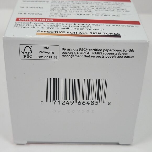 LOreal Paris Revitalift Derm Intensives Micro Hyaluronic Acid Cream 1.7 Oz NIB - Picture 5 of 5